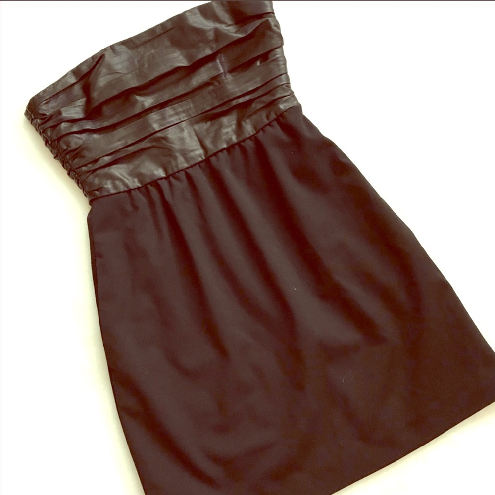 Theory strapless perfect little black dress